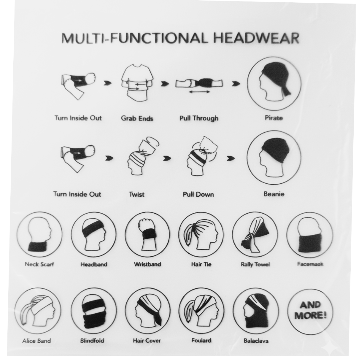 Bandera-Seamless Microfiber Neck Gaiter