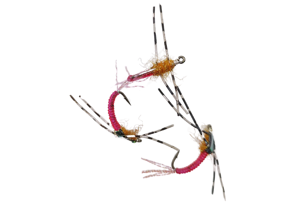 Rubberleg Nymph Orange Head