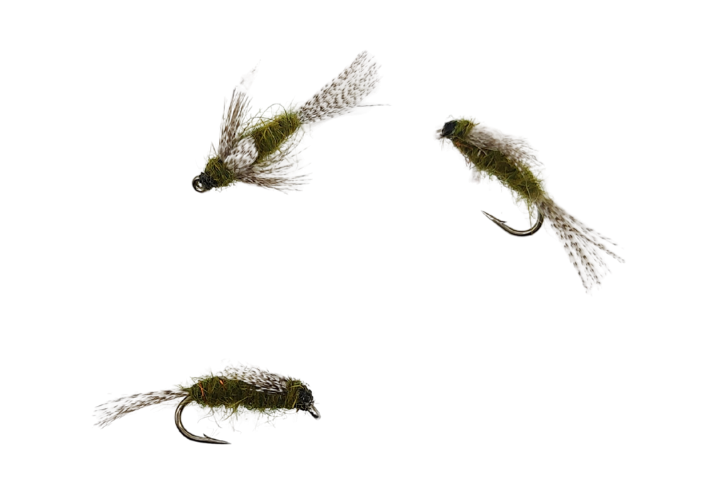 Mayfly Nymph Olive Green