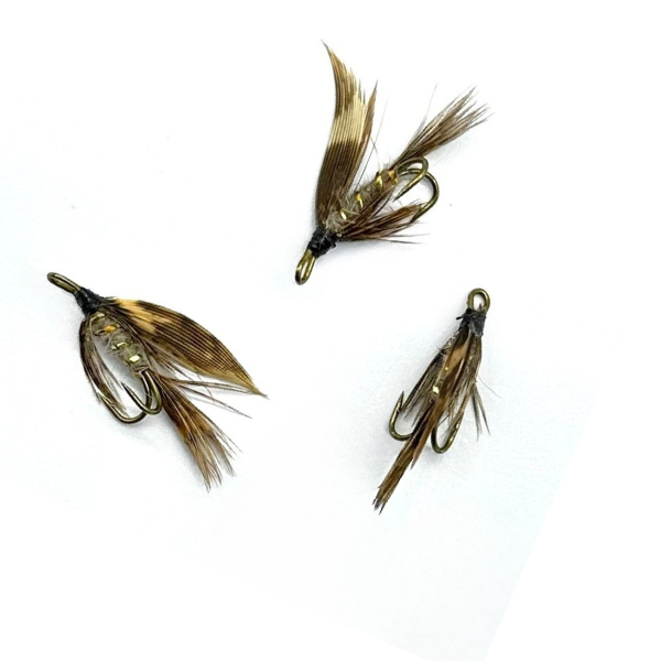 March Brown wet double hook #12