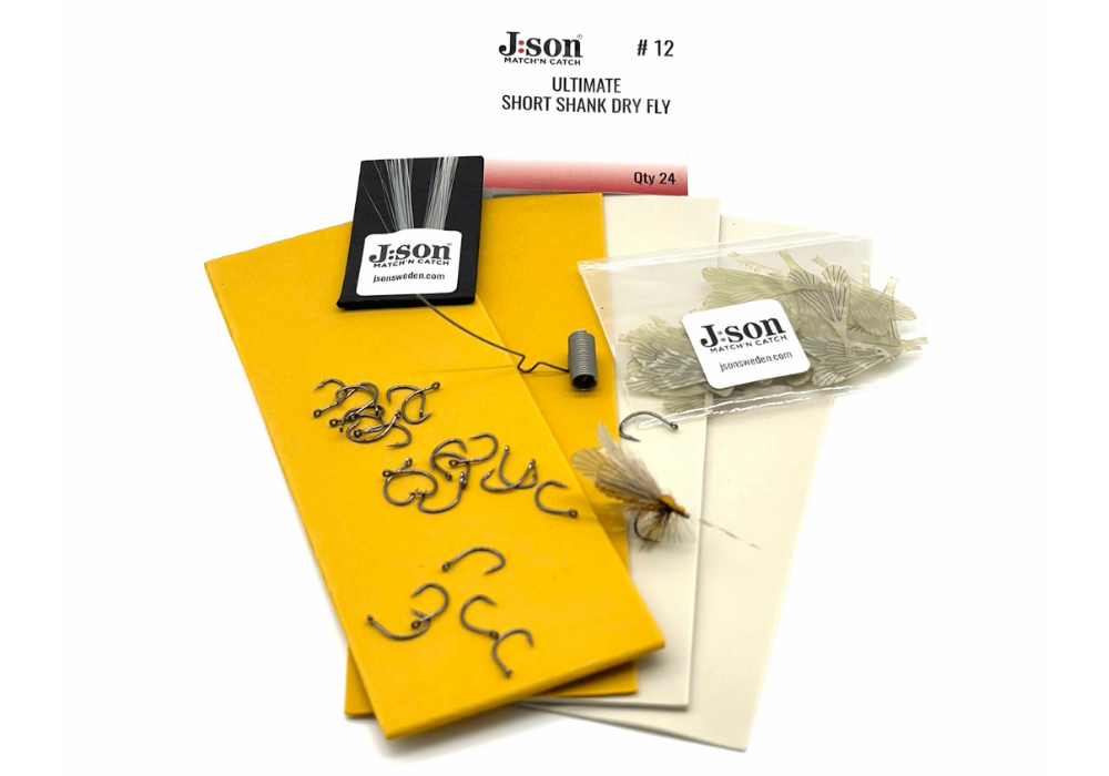J:son Caddis Adult #12 Fly Tying Starter Kit