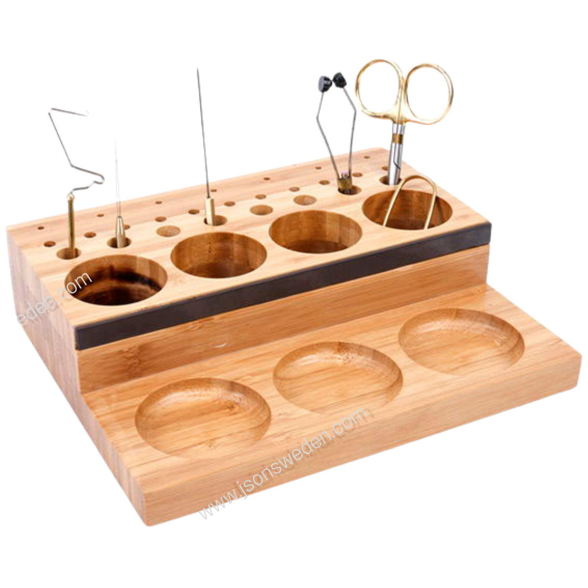 Wooden Fly Tying Organizer