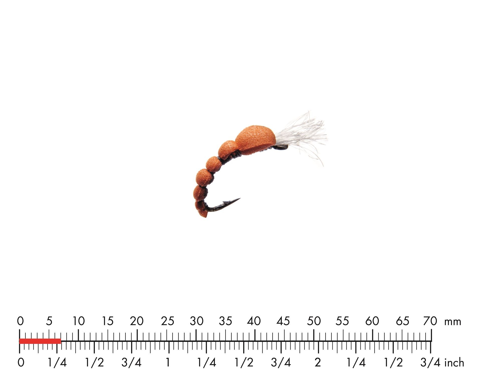 Fjädermygga Puppa 5 Red