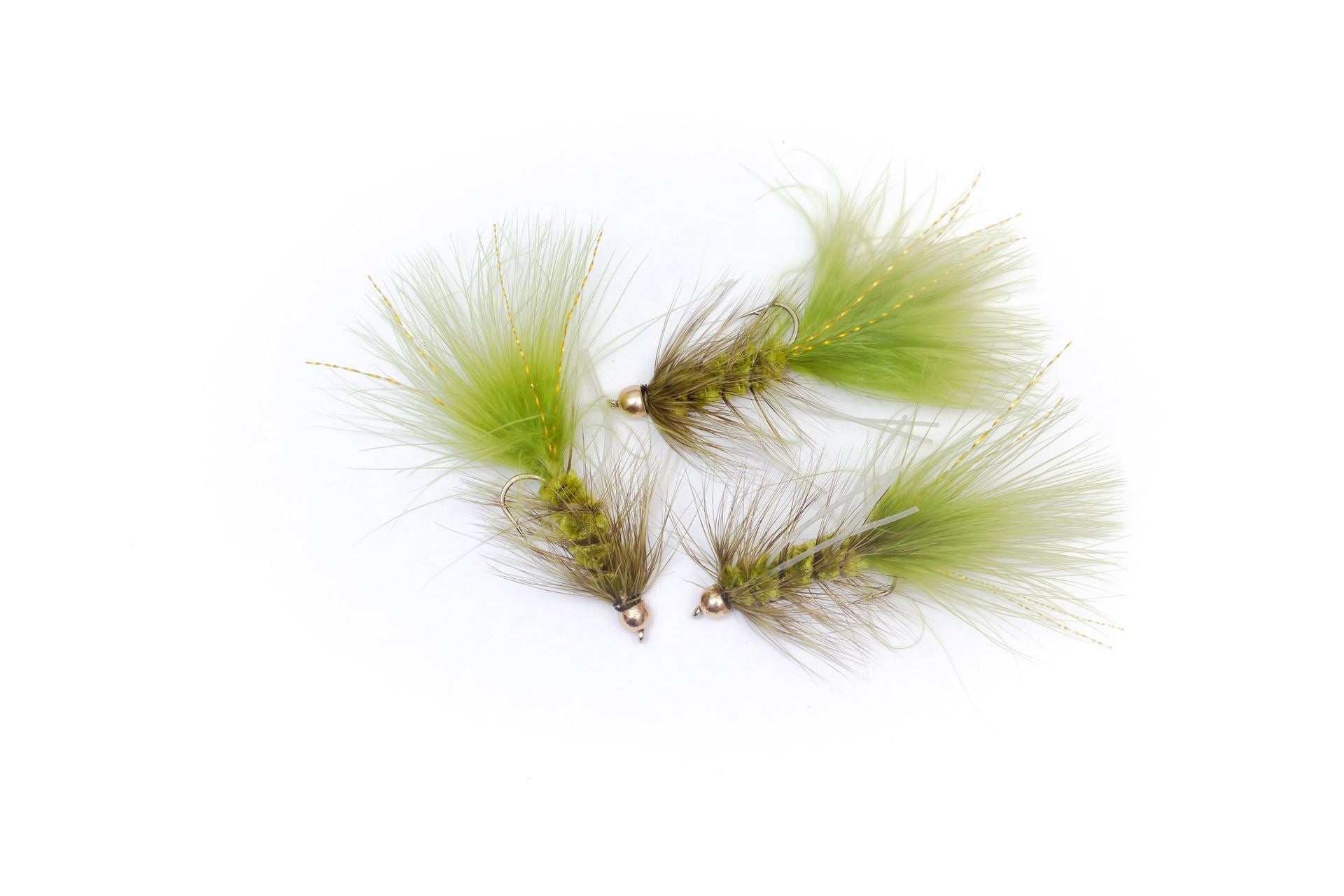 G.H Wolly Bugger Rubberlegs Olive #6