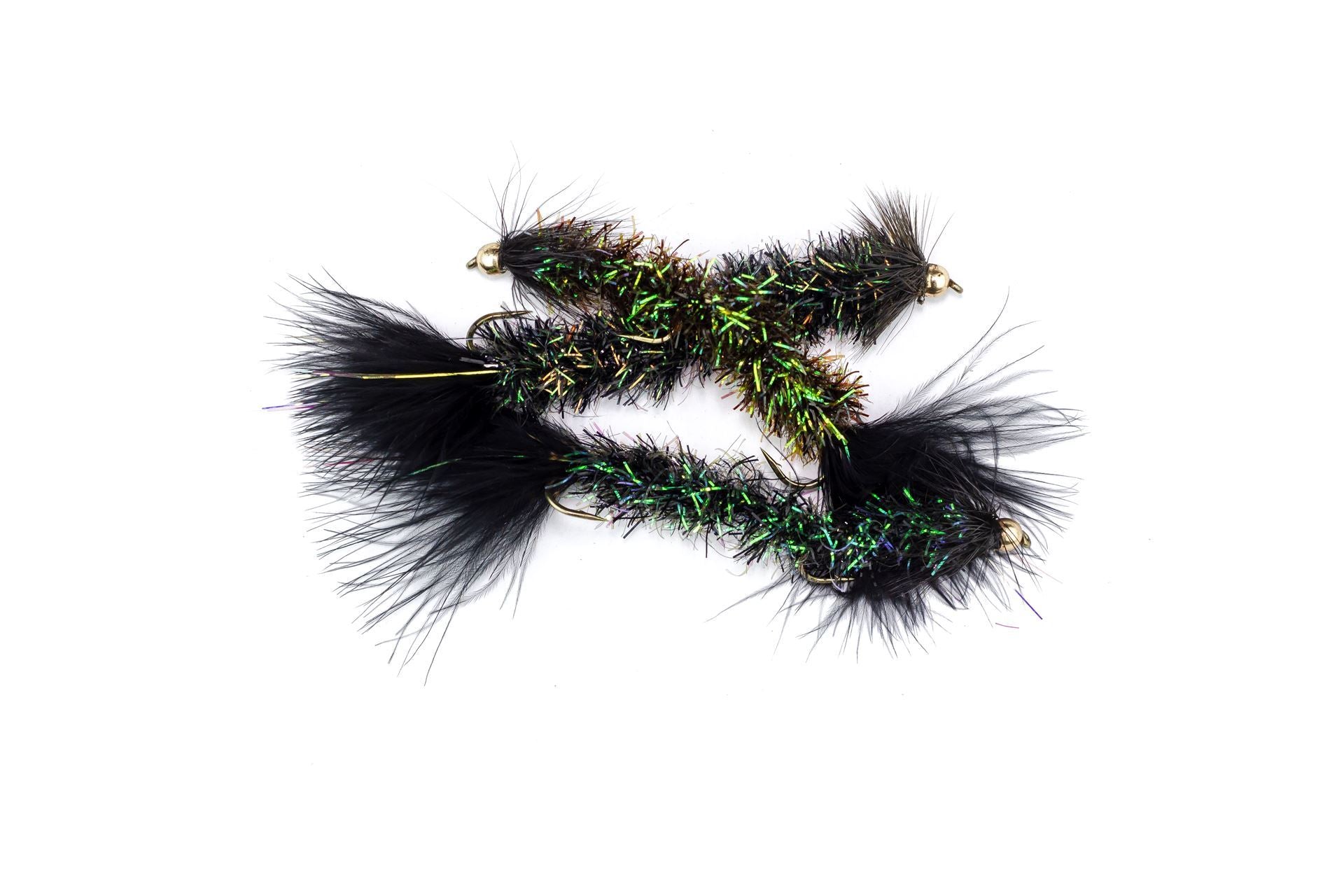 Borstmask Glitter Green