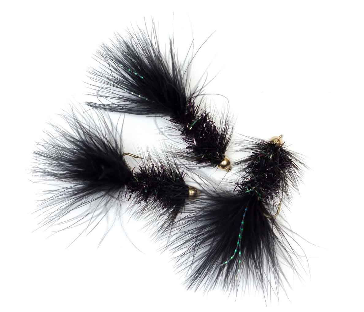 G.H Wolly Bugger Black #6