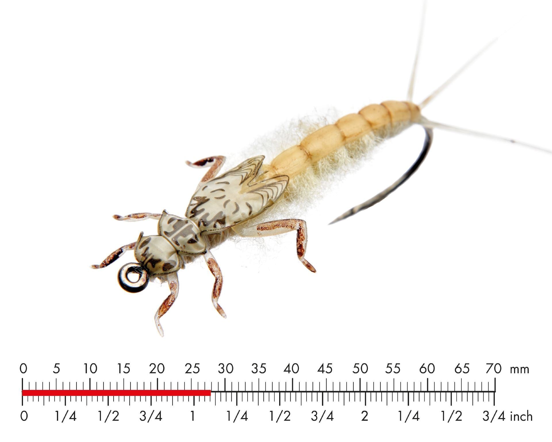 J:son Mayfly Nymph 1 Light Olive #4