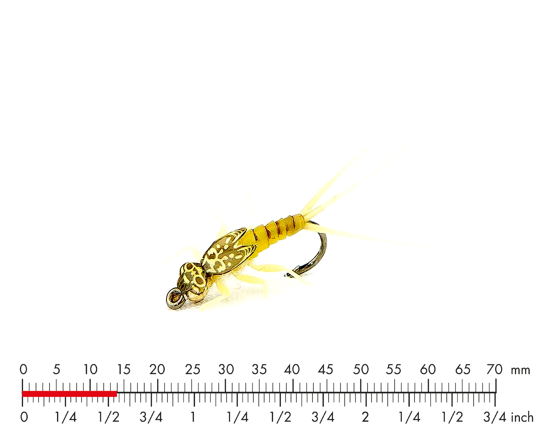 Tungsten Mayfly Nymph 4 Sulphur