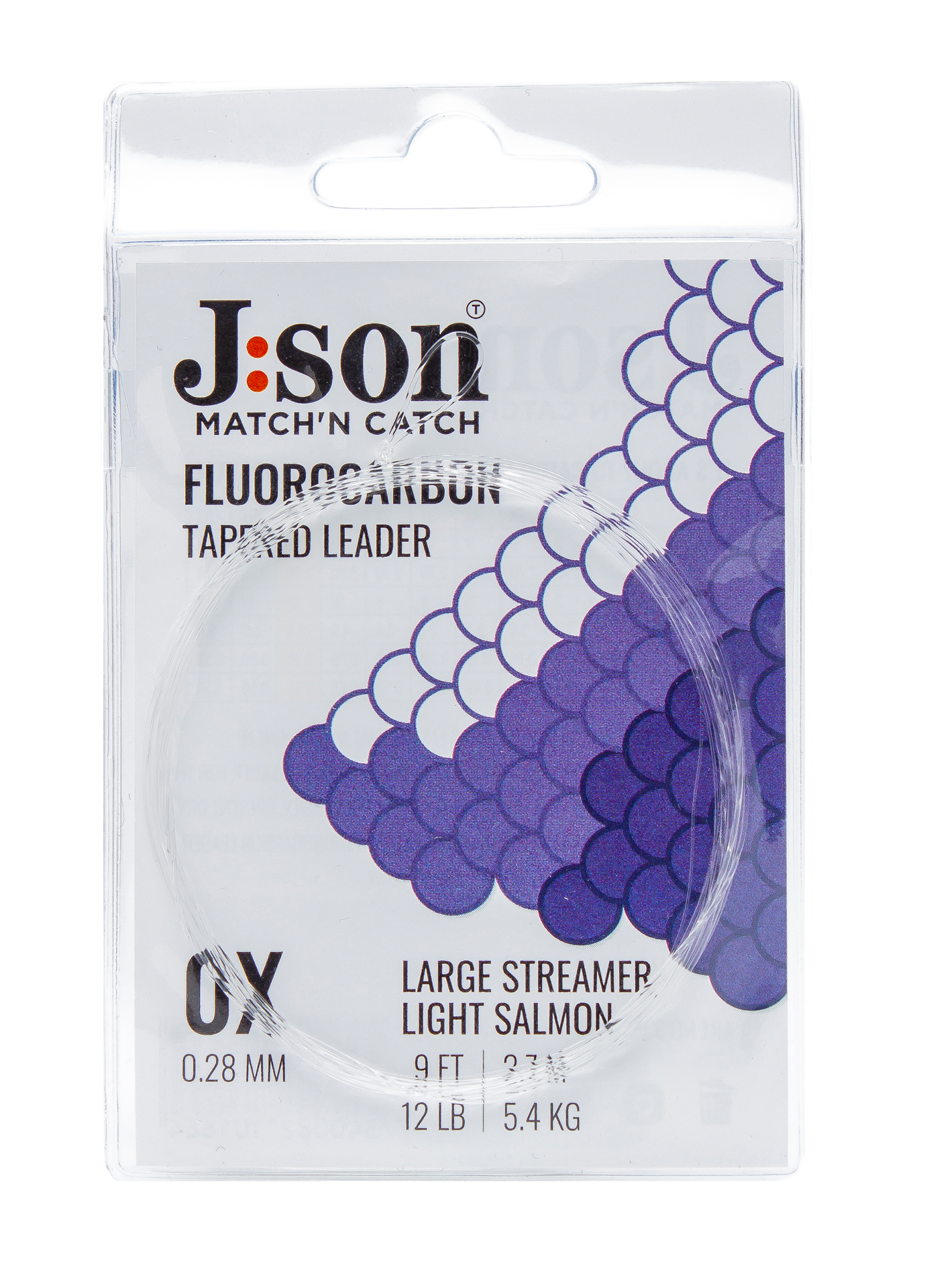 Fluorocarbon Leader 9ft (1-pack) 7X | 0,12mm