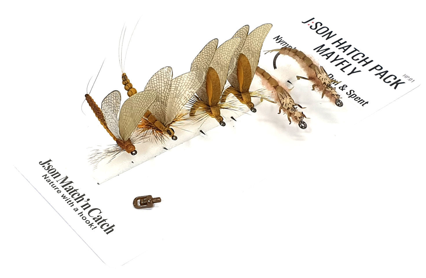 Hatch Pack Mayfly Cinnamon Brown (28mm)