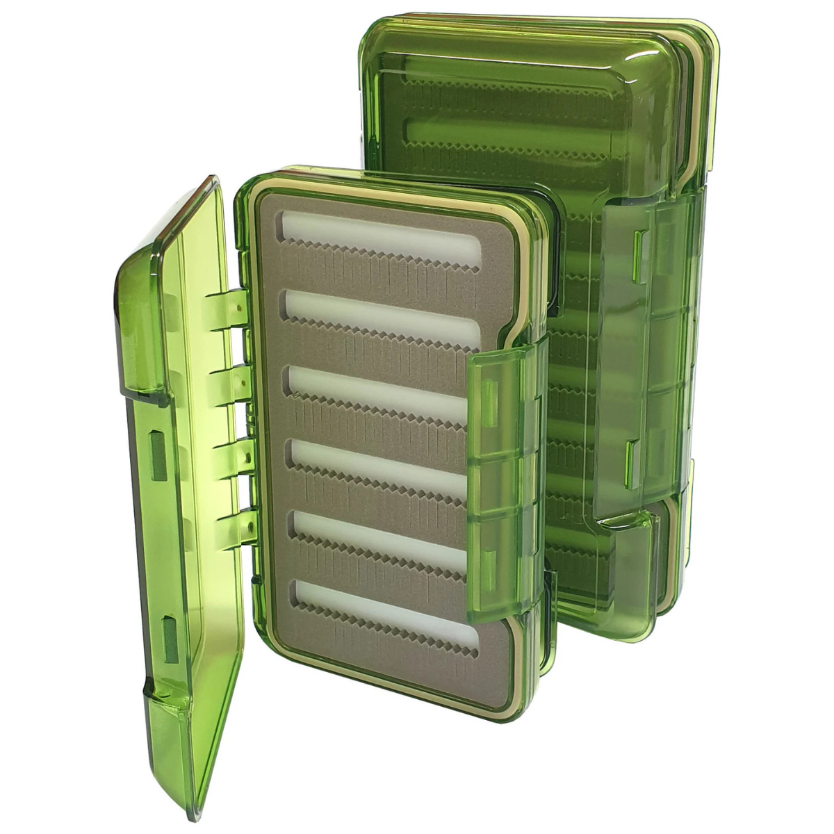Fly Box Waterproof, Medium, Olive Green