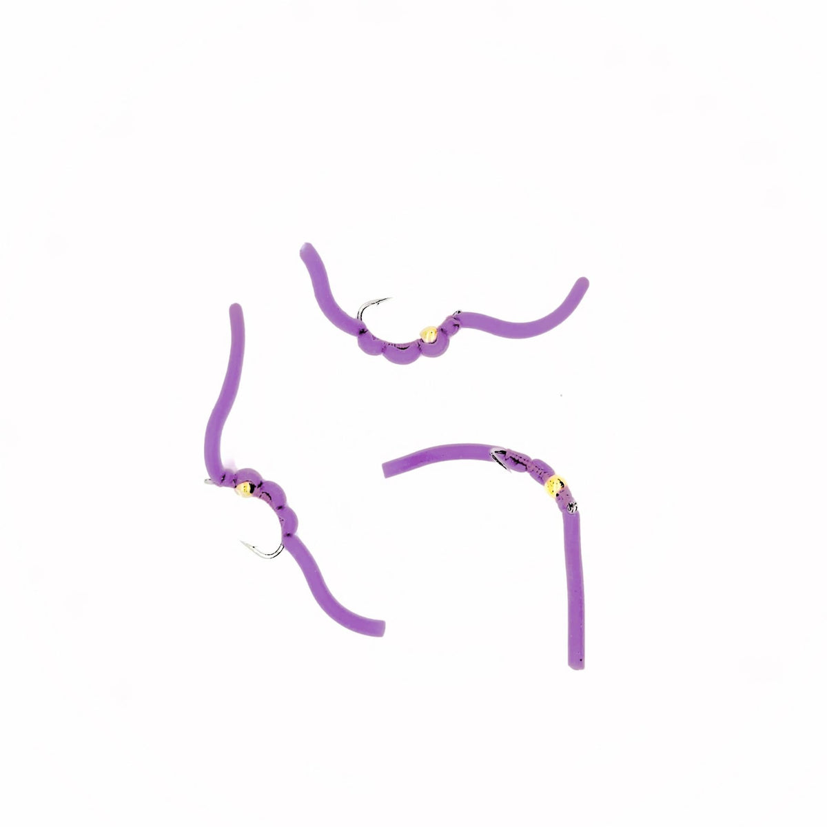 G.H.Squirmy Worm Deep Purple #12