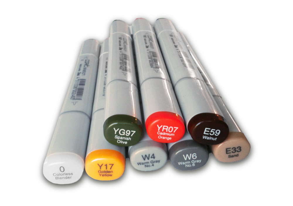J:son Realistic Color Markers (set of 8)